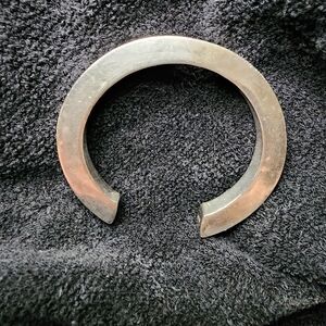 Vintage Silver Square Cuff Bracelet